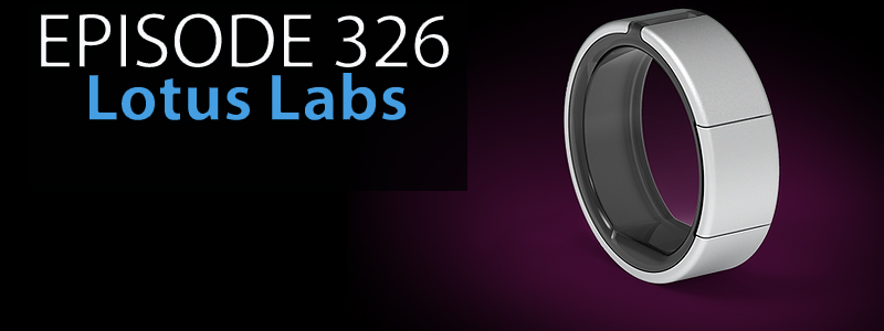 Image of the Lotus Ring against a dark background. The words "Episode